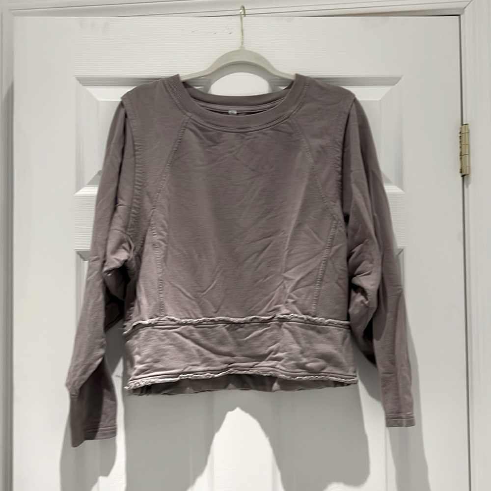 Free People sweatshirt and short set